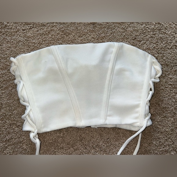 PRINCESS POLLY MYLOR STRAPLESS TOP WHITE - Picture 7 of 12